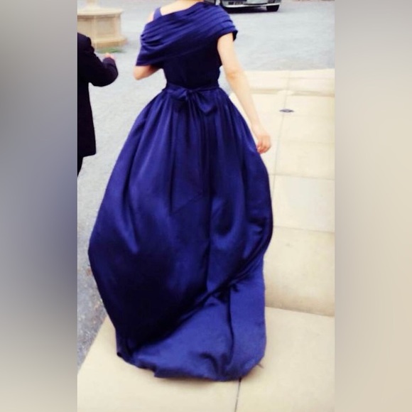 100% Silk Wedding Party Pleated Ruffle High-low Hem V Neck Sleeveless Dress 5pcs - Picture 1 of 16